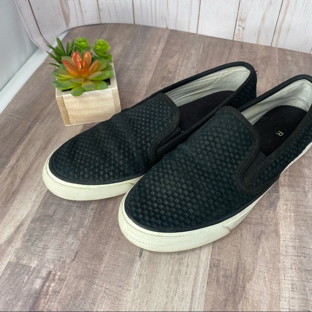 Sperry Women’s Seaside Emboss Suede Black - Size: 9 - Picture 4 of 7